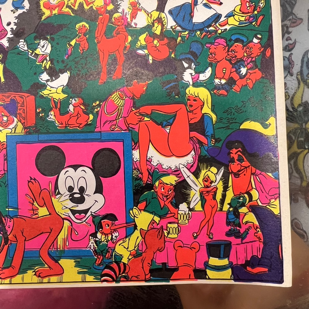 The Disneyland Memorial Orgy サイケデリックポスター 1970年代製