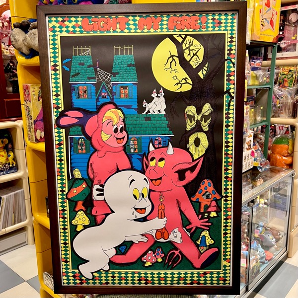 LiGHT MY FiRE! サイケデリックポスター 1970年代製 | アメリカントイ