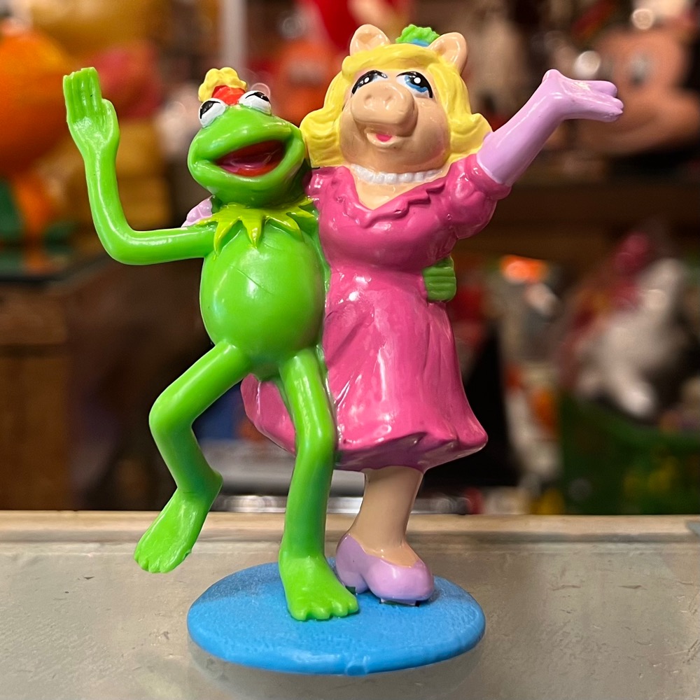 Kermit & Miss Piggy PVC Figures Applause カーミット & ミスピギー