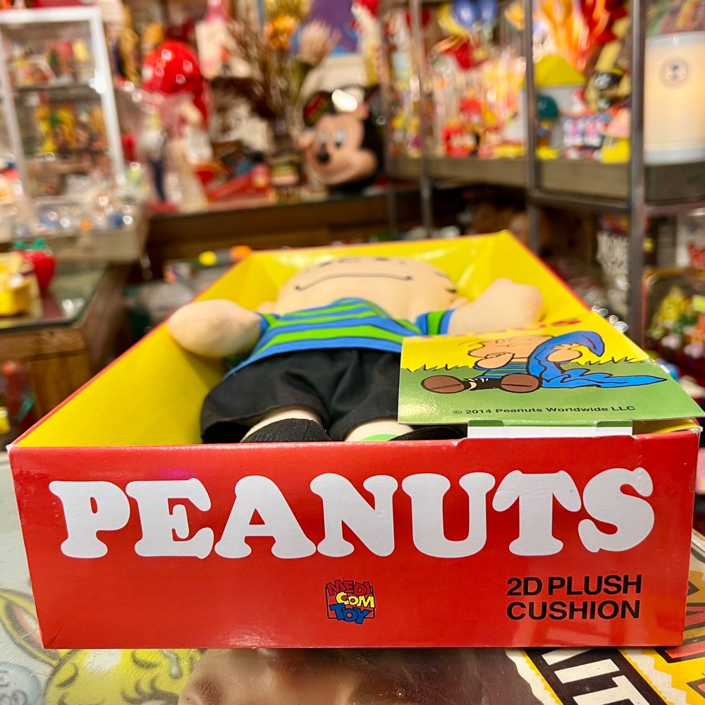 PEANUTS LINUS 2D Plush Cushion ピーナッツ ライナス 2D プラッシュ