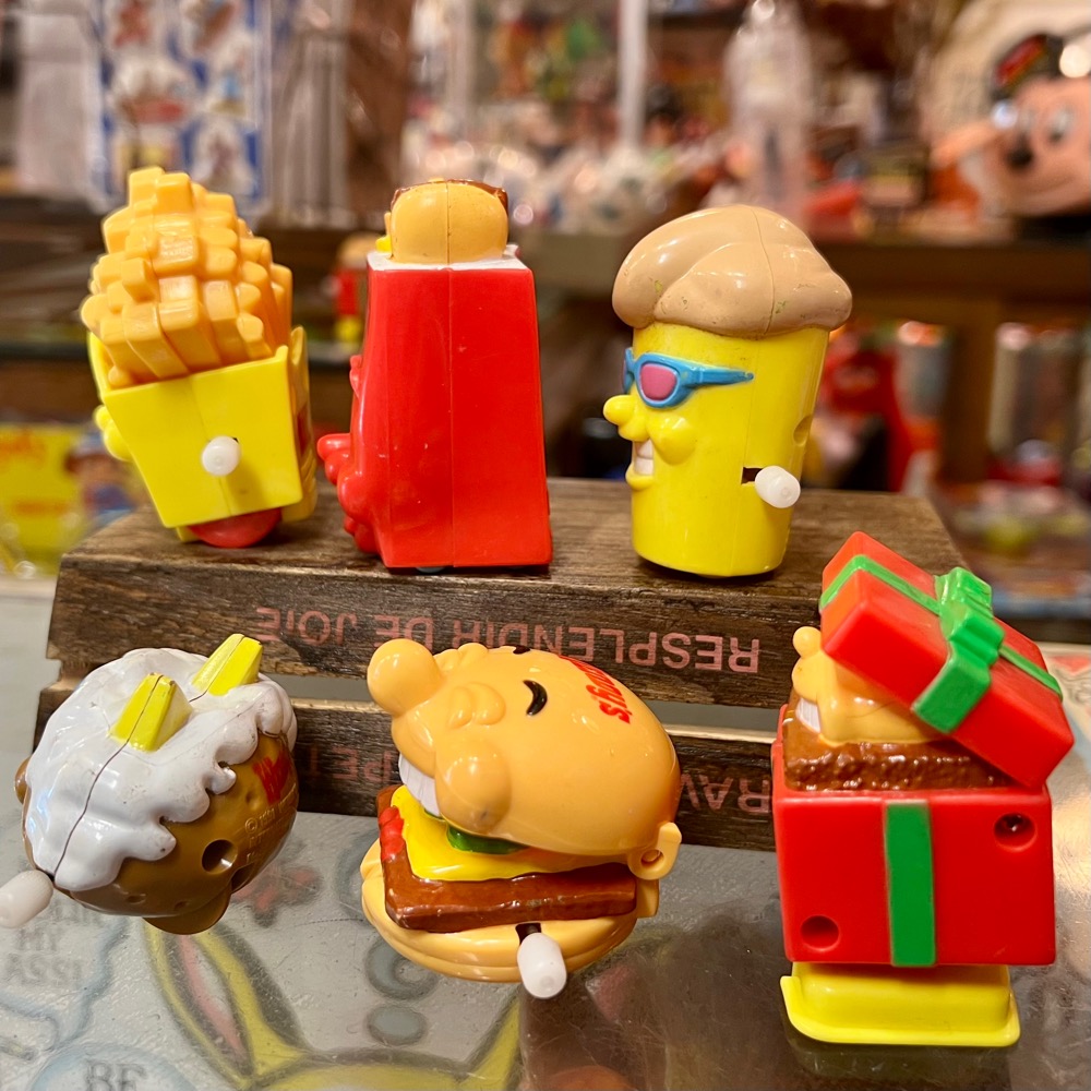 1991年製 Wendy's Meal Toys Wacky Wind-Ups ウェンディーズ