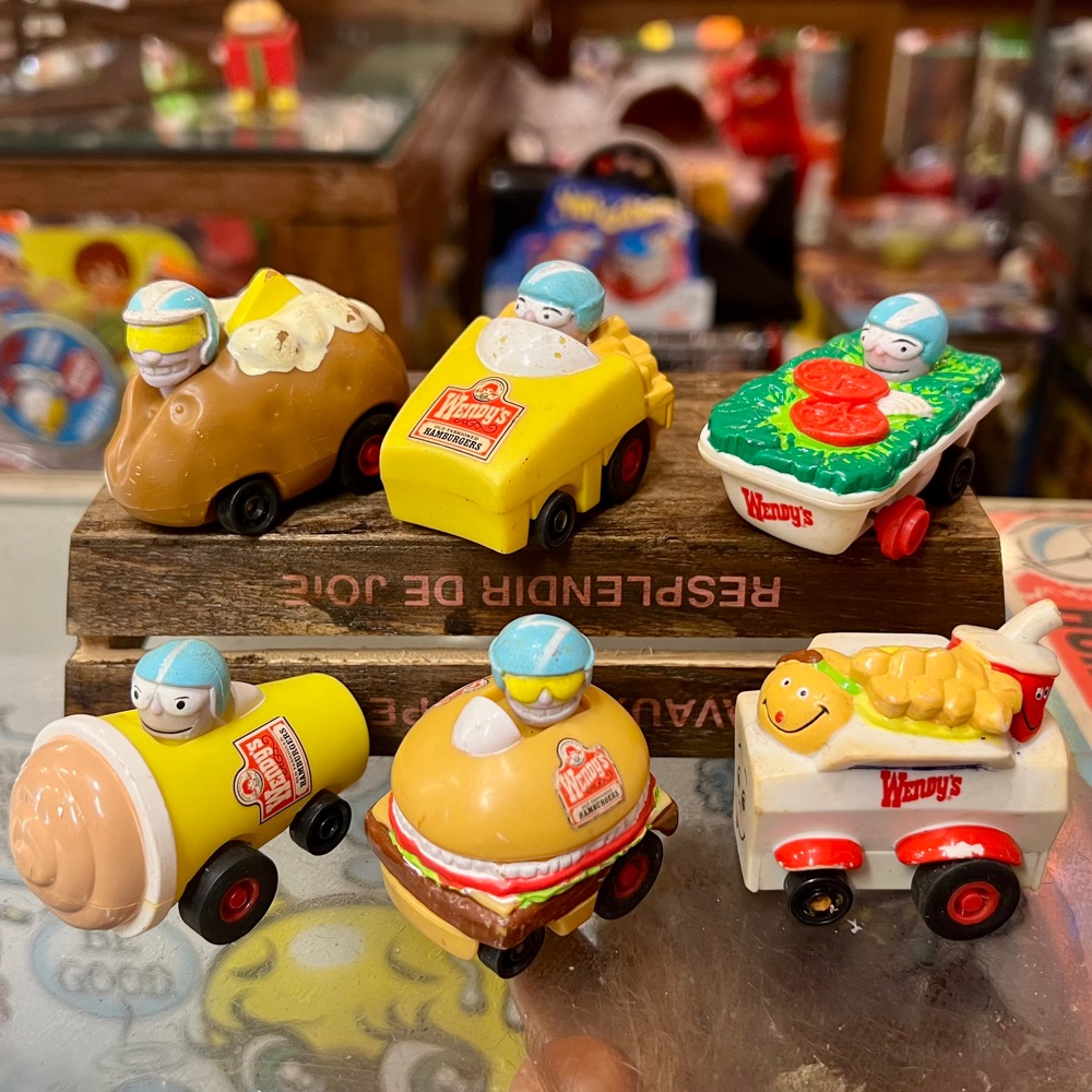 1990年製 Wendy's Meal Toys Food Racers ウェンディーズ ミールトイ