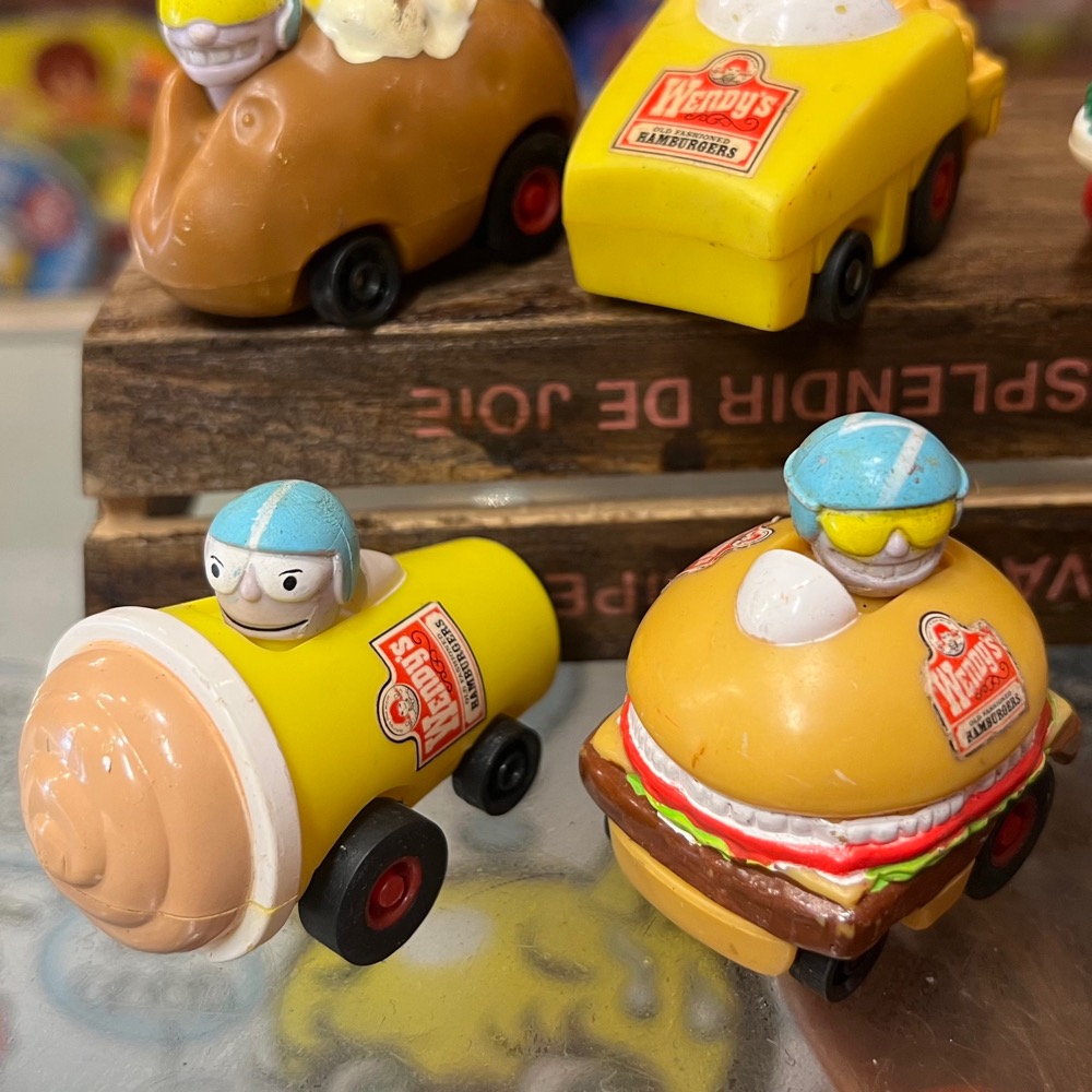 1990年製 Wendy's Meal Toys Food Racers ウェンディーズ ミールトイ