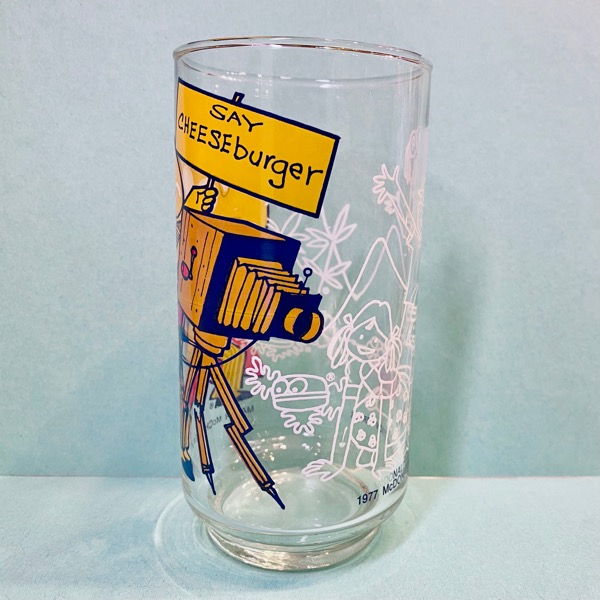 McDonald's マクドナルド 1977年製 グラス【メイヤーマックチーズ