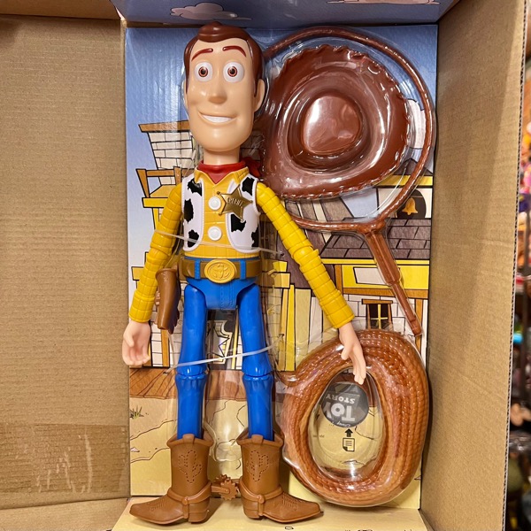 TOY STORY Woody Figure トイストーリー ウッディ 投げ縄 アクション