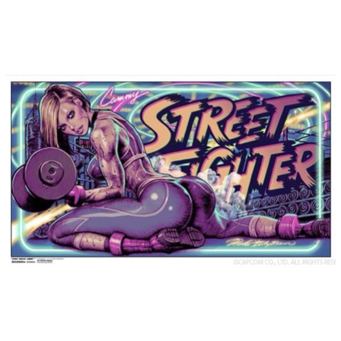 Street Fighter × Rockin'Jelly Bean Series3 “CAMMY” SILK SCREEN