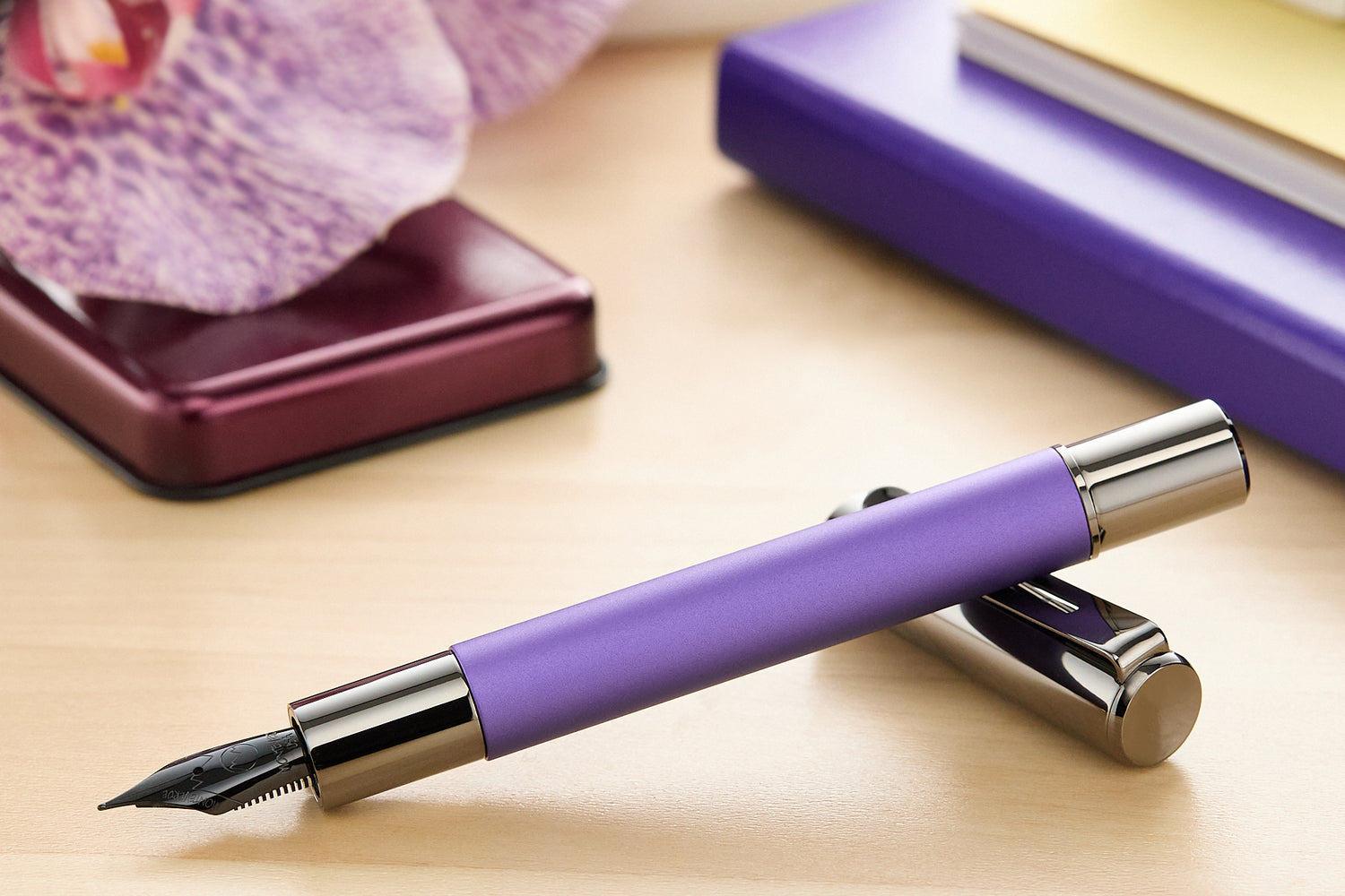 Monteverde Ritma Fountain Pen - Midnight Orchid (Special Edition