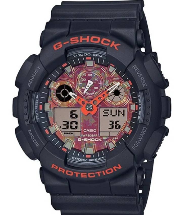 JAPAN SET) Casio G-Shock GA-100TAL-1AJR “Kyo Momiji Color” Autumn