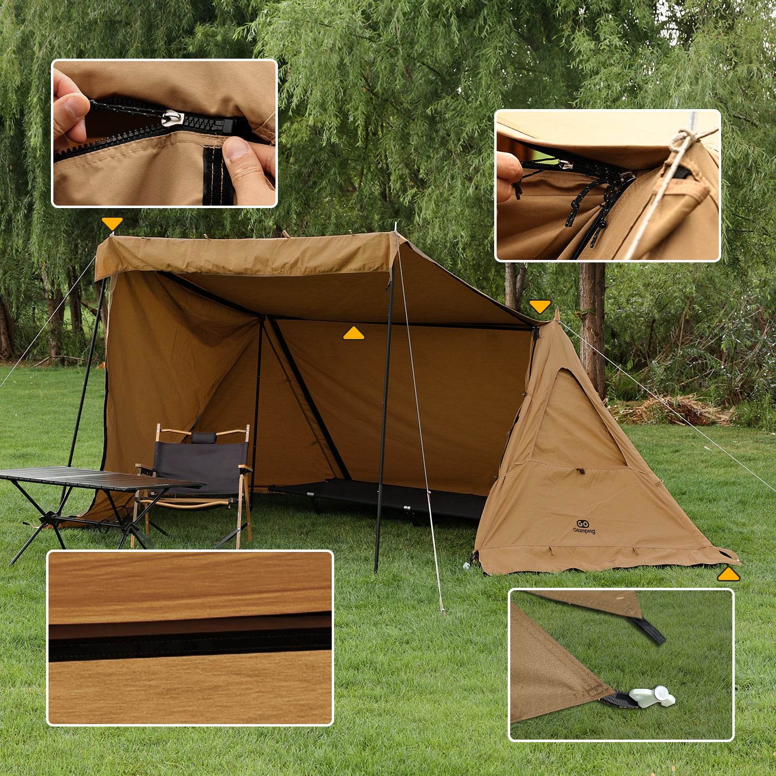 GOGlamping G・G PUP2.0 パップテント＆専用TPU幕 【テントセット】