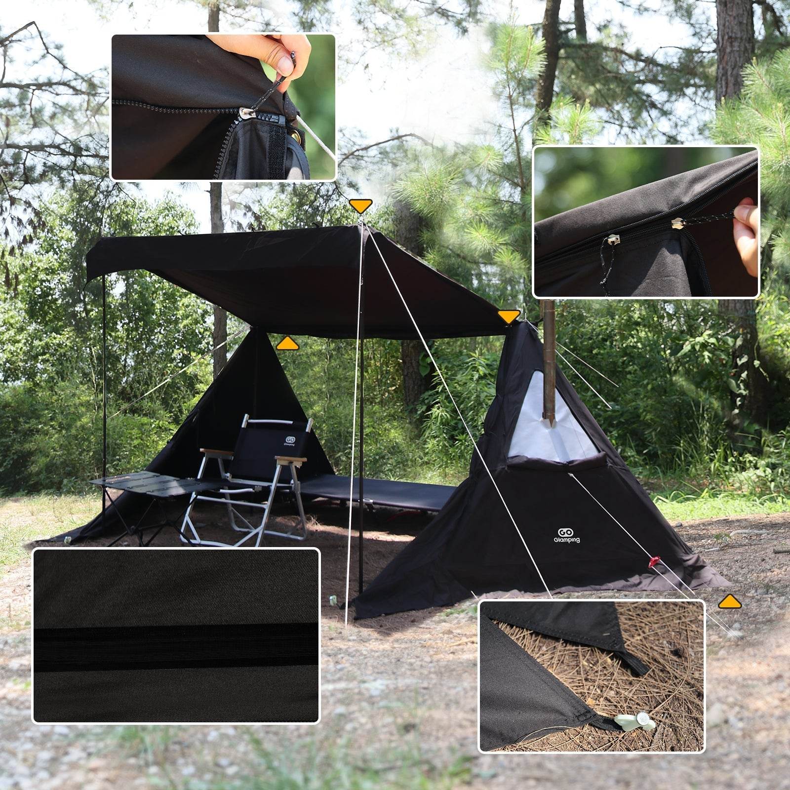 GOGlamping G・G PUP2.0 パップテント&専用 メッシュ幕