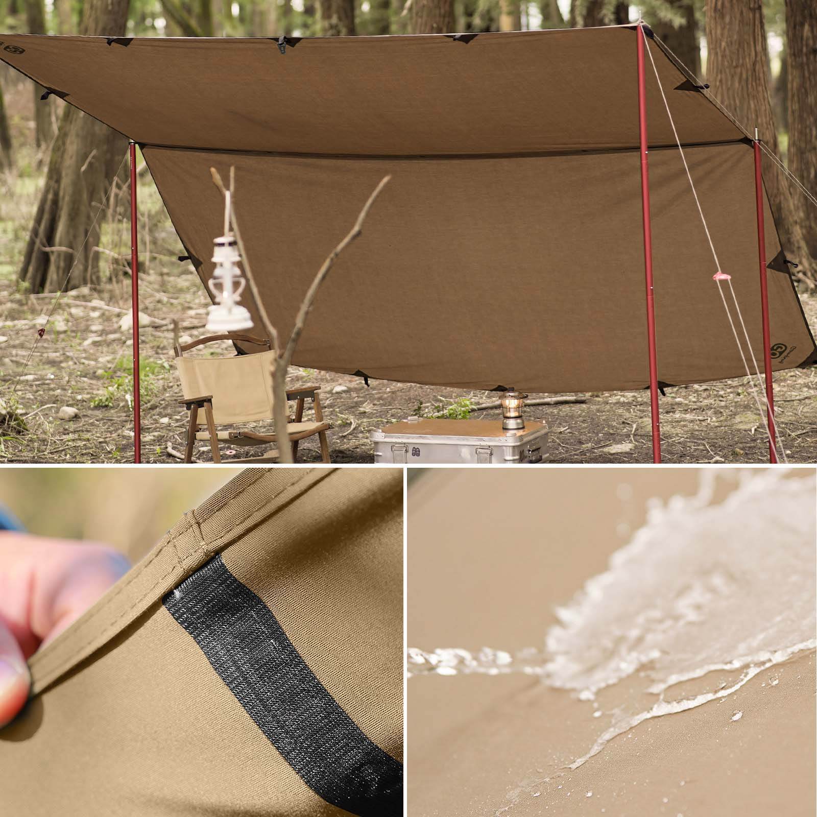 タイムセール中】HENGEN+ スクエアタープ TC 295/350/400 – GOGlamping