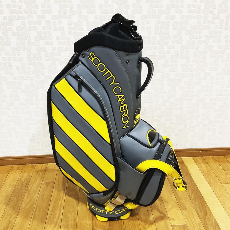 Scotty Cameron] CAUTION STRIPE STAFF BAG Scotty Cameron Caution