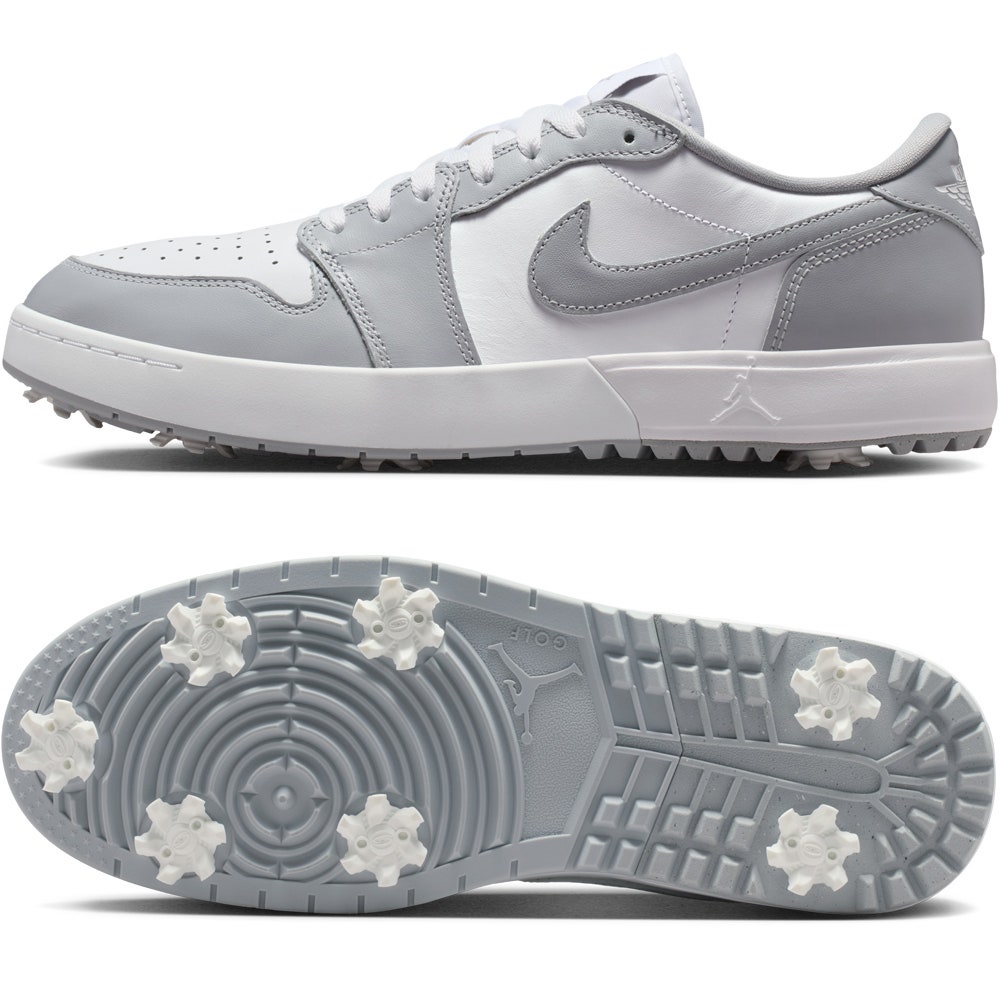 Jordan Golf Shoes - Air Jordan 1 Low G Spiked - Wolf Grey SP26