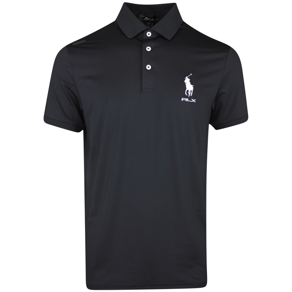 RLX Golf Shirt - RL Tour Pro Logo Polo - Polo Black SS25