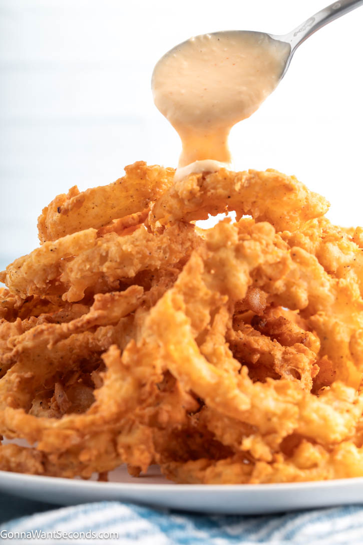 Onion Rings {with Dipping Sauce}