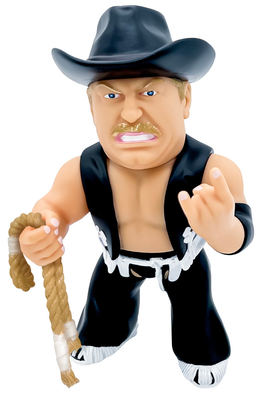 16dソフビコレクション027 スタン・ハンセン 黒コスチュームVer