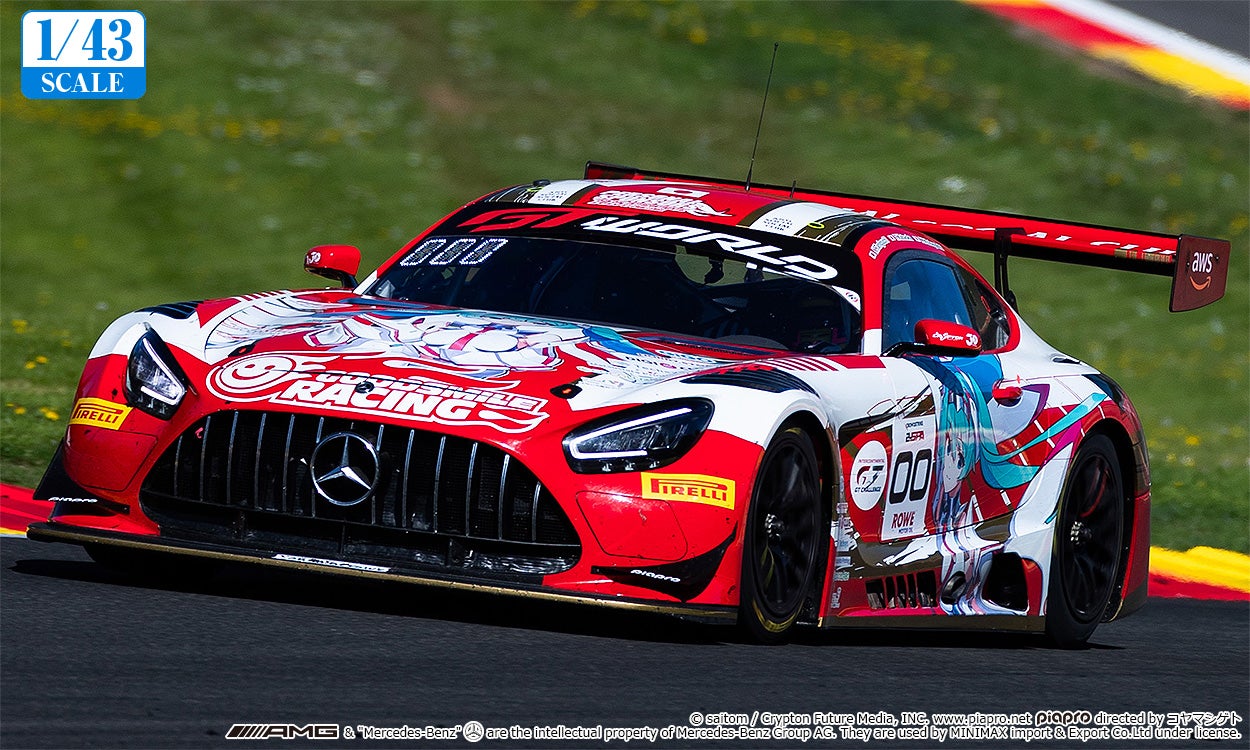 1/43 グッドスマイル 初音ミク AMG 2025 SPA24H Ver.｜グッドスマイル