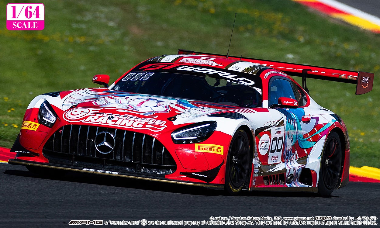 1/64 グッドスマイル 初音ミク AMG 2025 SPA24H Ver.｜グッドスマイル