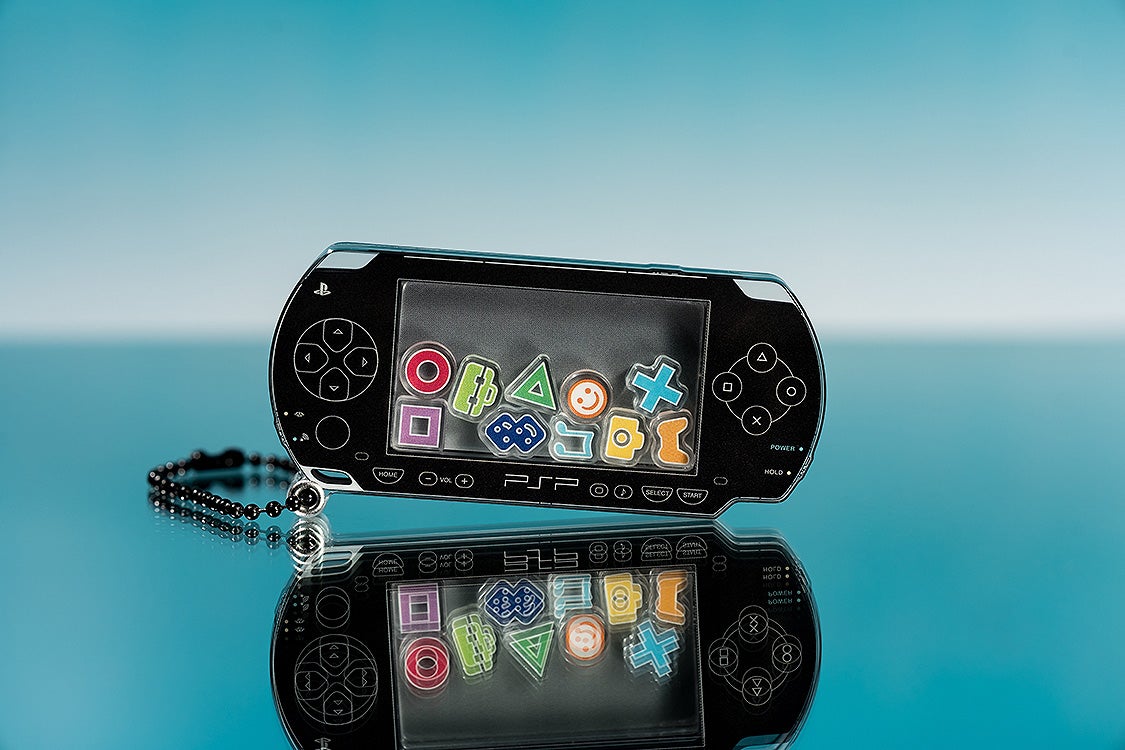 PSP™ (PlayStation™Portable) Rattle Acrylic Keychain: Black Ver