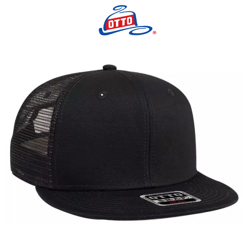 OTTO】オットー｜コットンツイル フラットバイザー メッシュスナップ