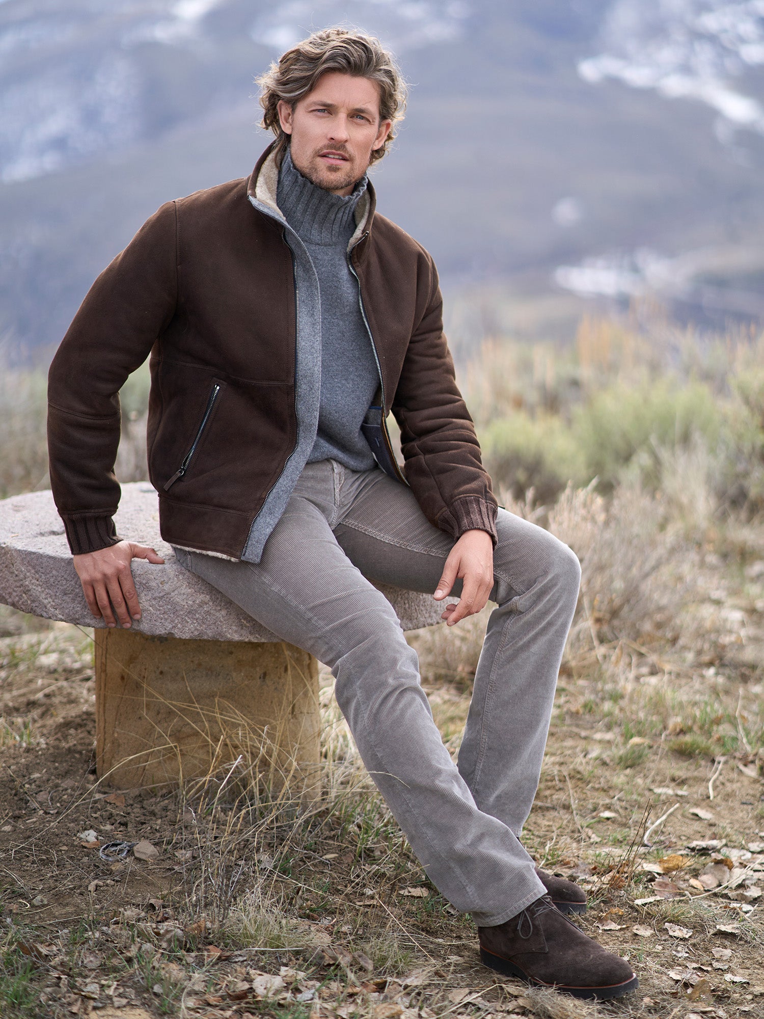 Alvin Shearling Bomber Jacket – Gorsuch