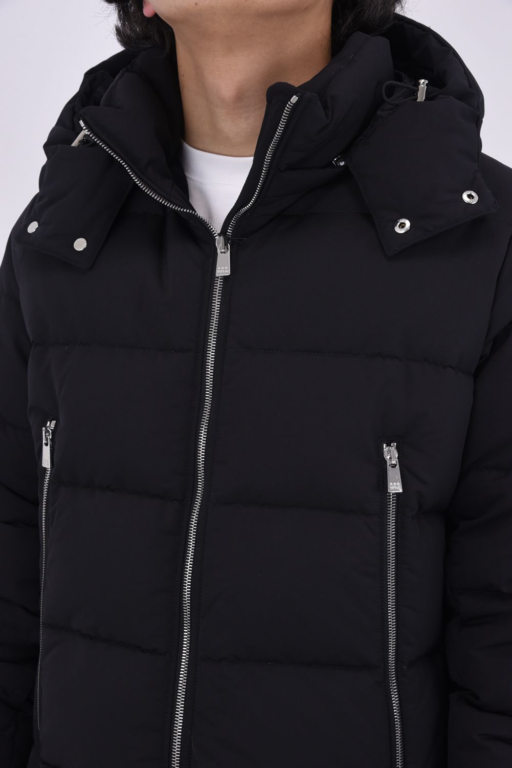 TATRAS - DINANDO (ディナンド) / ウールナイロン フーデッド ダウン