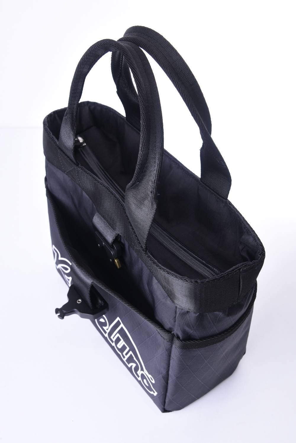 RUSSELUNO - PATERNS CART BAG / ロゴプリント カートバッグ ブラック