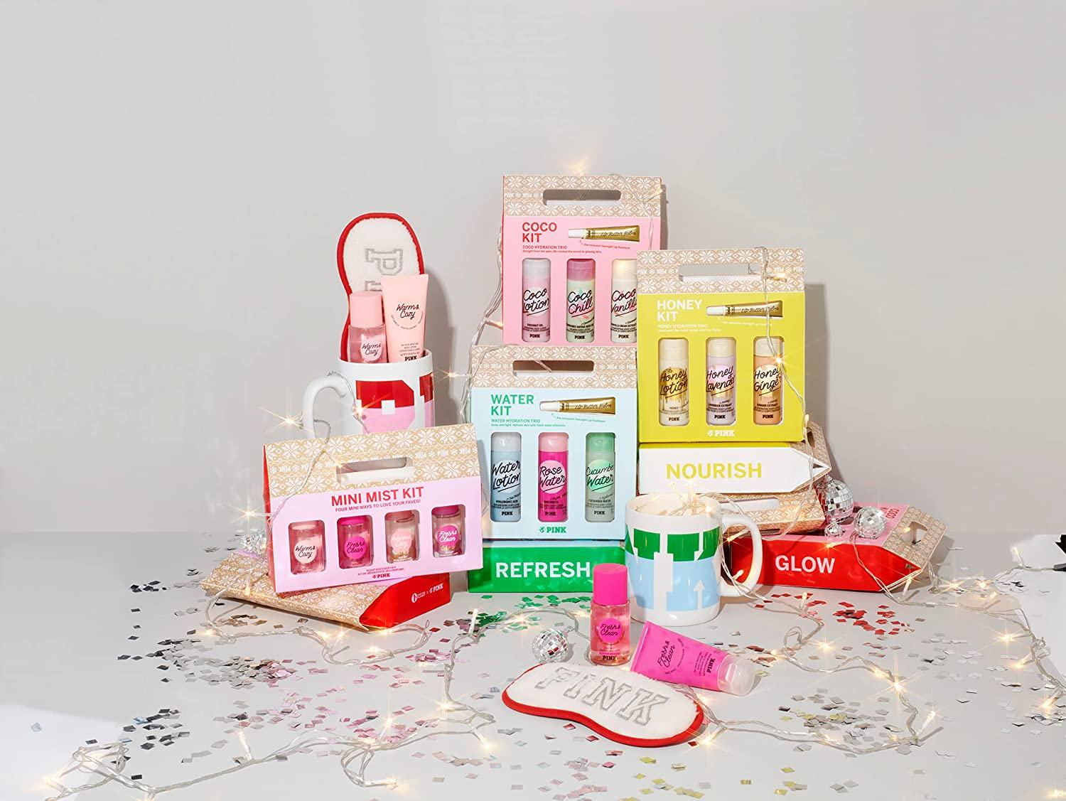 Victoria's Secret PINK 4 Piece Mini Mist Gift Set - Warm & Cozy