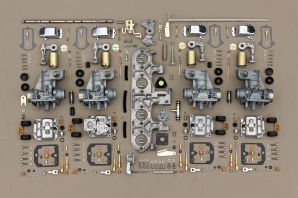 Kawasaki KZ650 cafe-racer. Carburetors: exploded view. – Gazzz Garage
