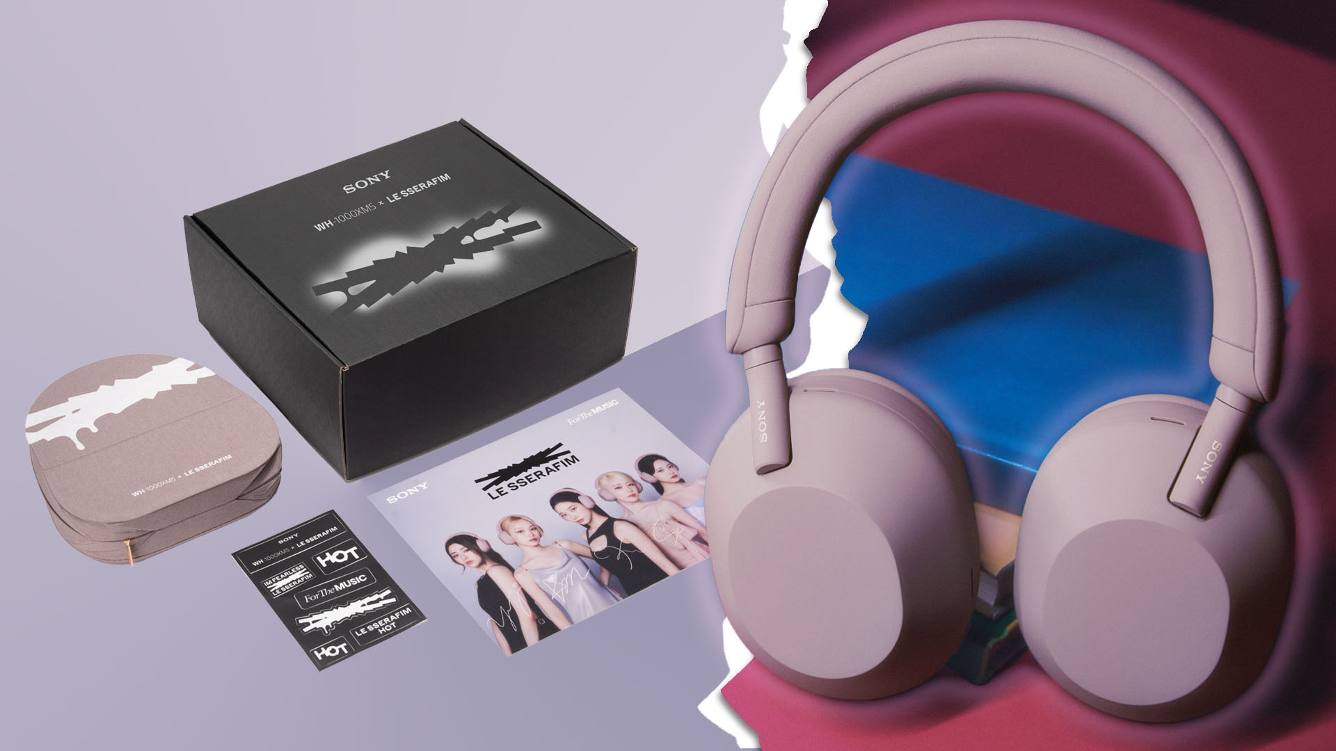 Sony launches a very 'HOT' LE SSERAFIM XM5 bundle - GadgetMatch