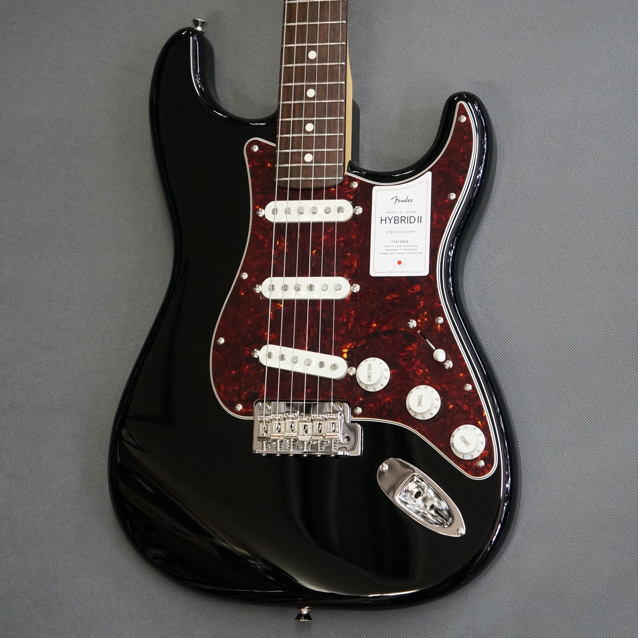 Fender Made in Japan Hybrid II Stratocaster - Black - / 楽器屋BOW
