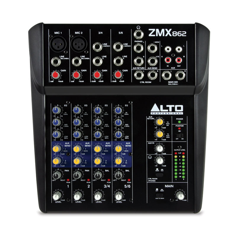 ALTO professional ZMX862 6chミキサー - 楽器堂オンラインショップ
