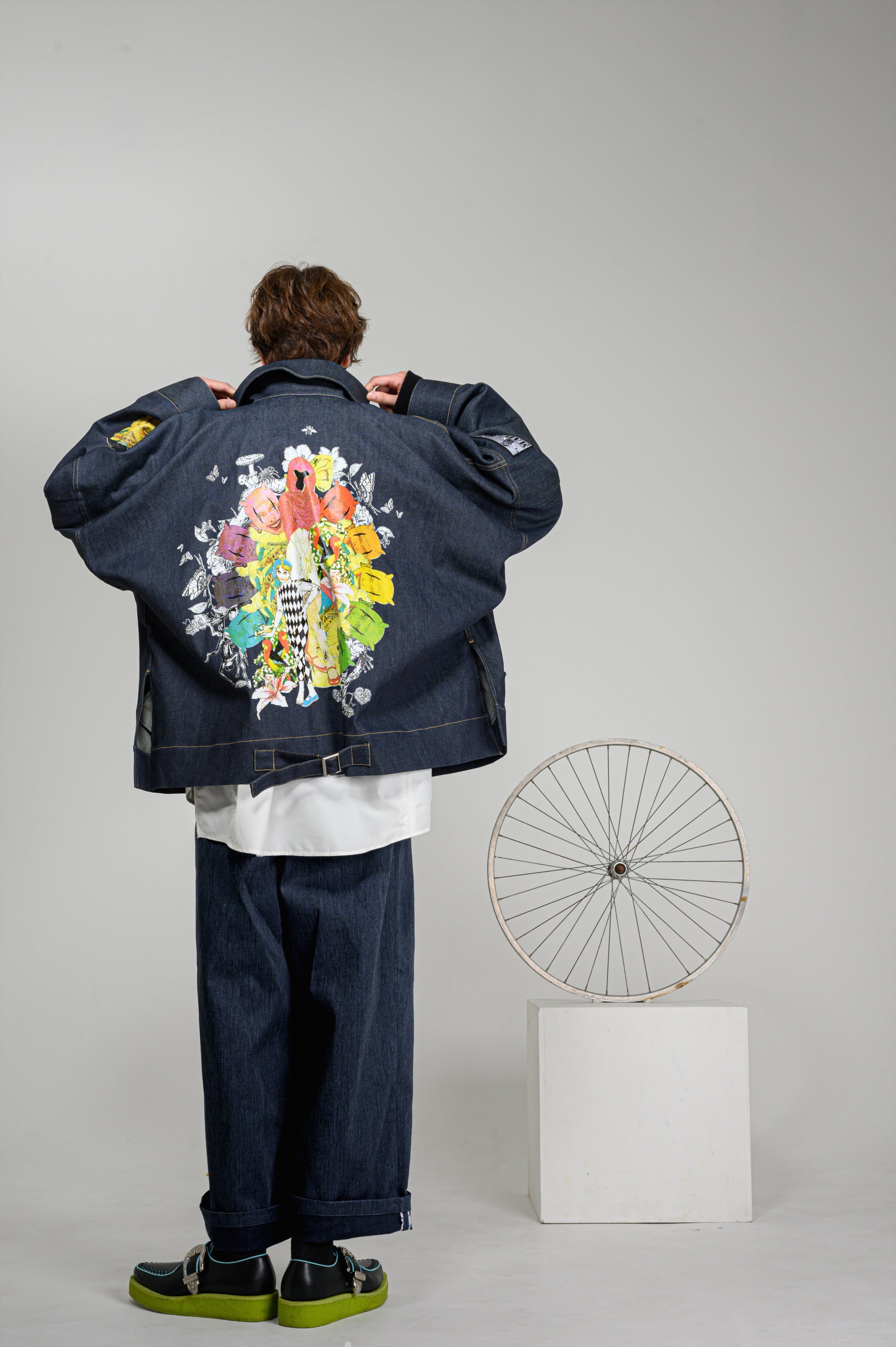 一般販売] Denim Jacket 丸尾末広×MADARANINGEN [Indigo] | GALAXY