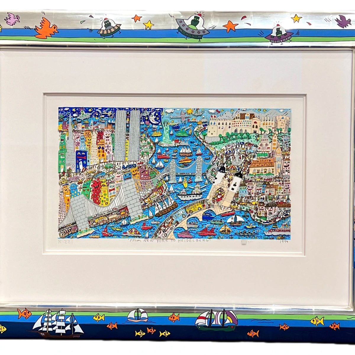 James Rizzi FROM NEW YORK TO HEIDELBERG 3D Currently out of stock