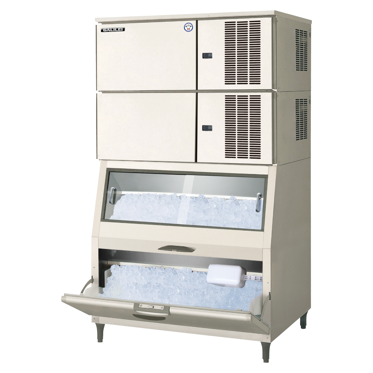 ハーフキューブアイス製氷機スタックオンタイプ - 製品情報 - フクシマ