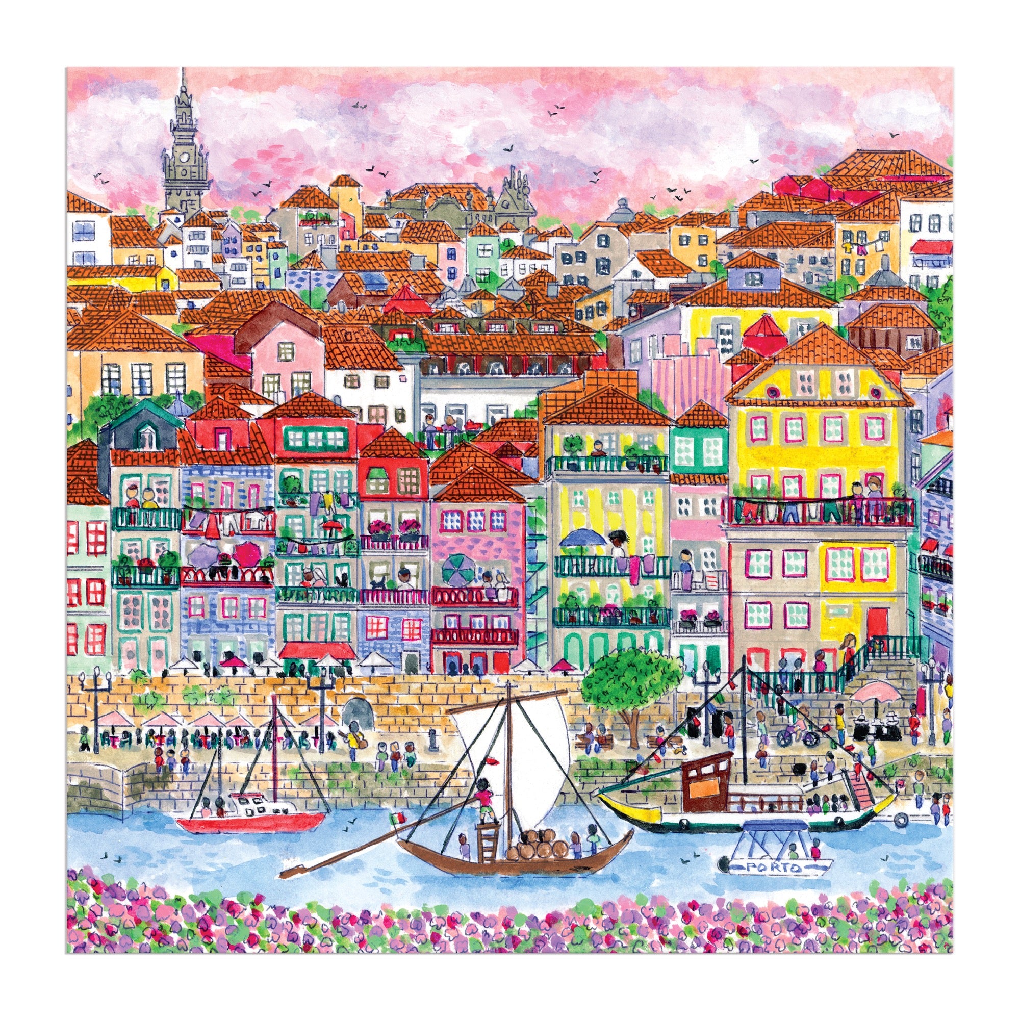 Michael Storrings Colors of Porto 500 Piece Puzzle – Galison
