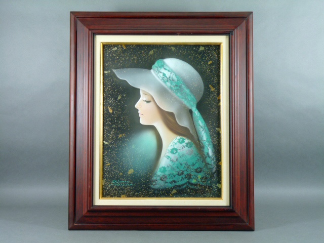 油絵絵画 中原脩(中川脩) 花飾りのプロフィール 油絵 油絵絵画 中原脩