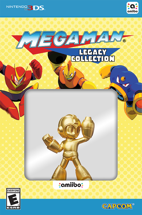 Mega Man Legacy Collection Comes to 3DS With Gold Amiibo - GameSpot
