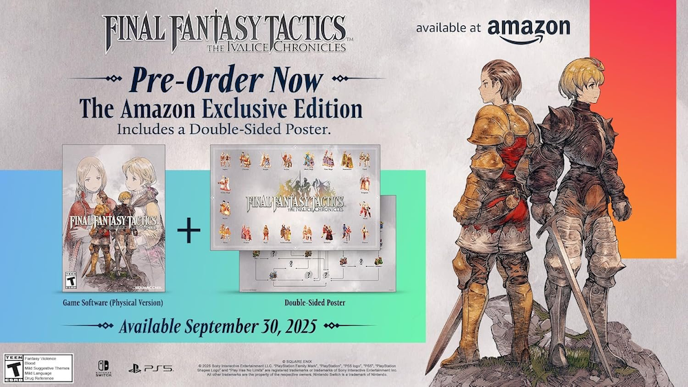 Final Fantasy Tactics Amazon Exclusive Edition Still Available For