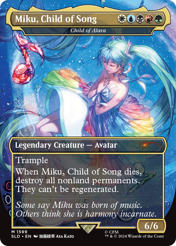 Second Magic: The Gathering Hatsune Miku Collaboration Set For
