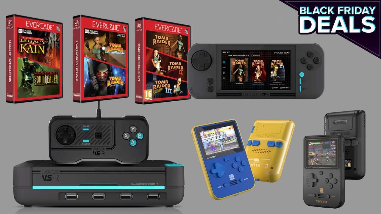 Evercade Retro Handhelds & Cartridges Get Rare Price Cuts In