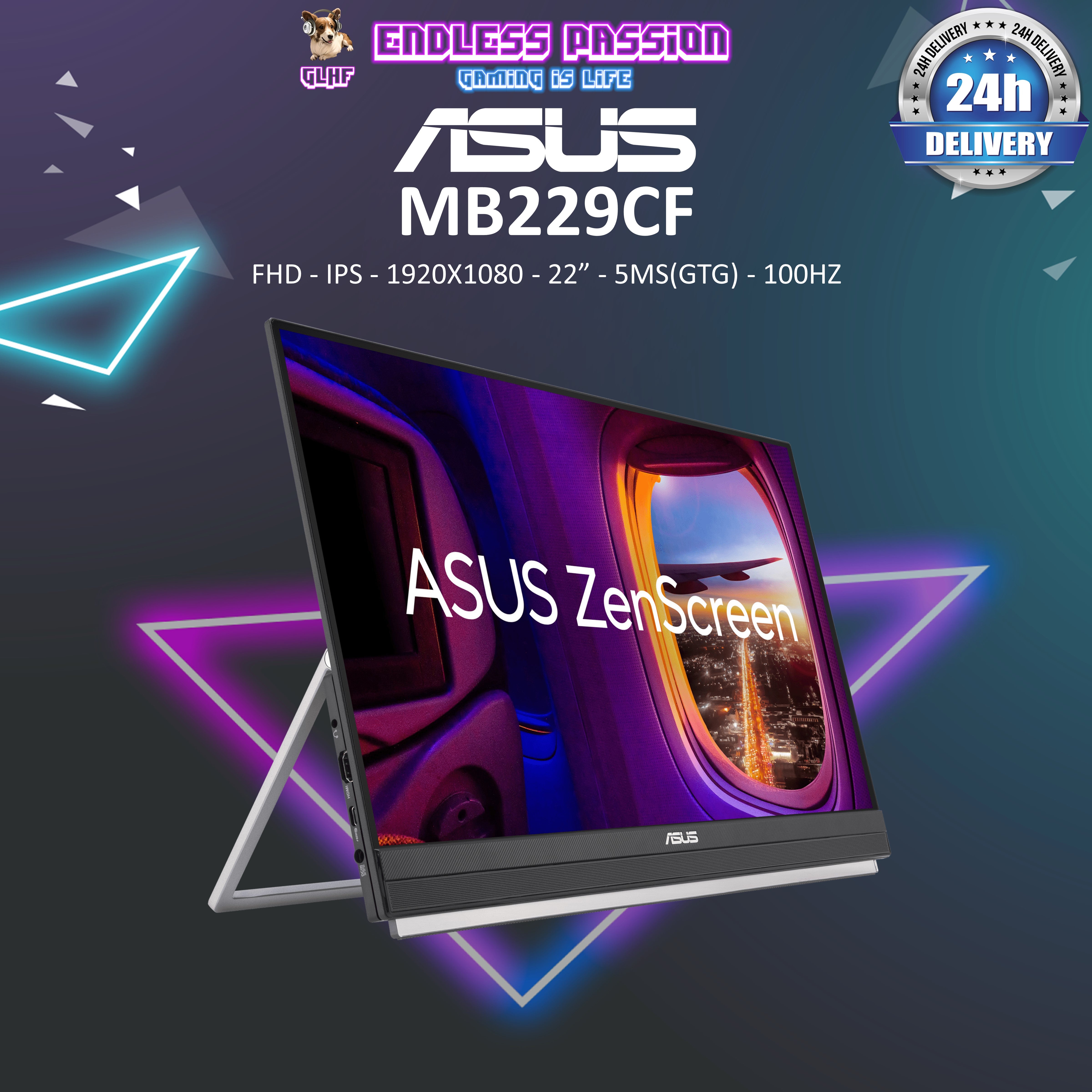 ASUS ZenScreen MB229CF 22 Inch Portable Monitor – Endless Passion