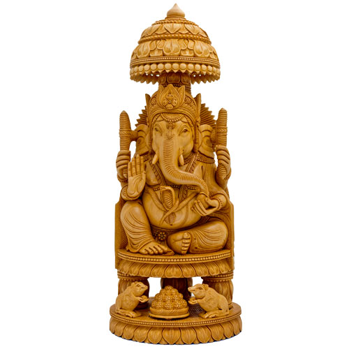 白檀ガネーシャ神像 | ガネーシャ神と開運グッズ