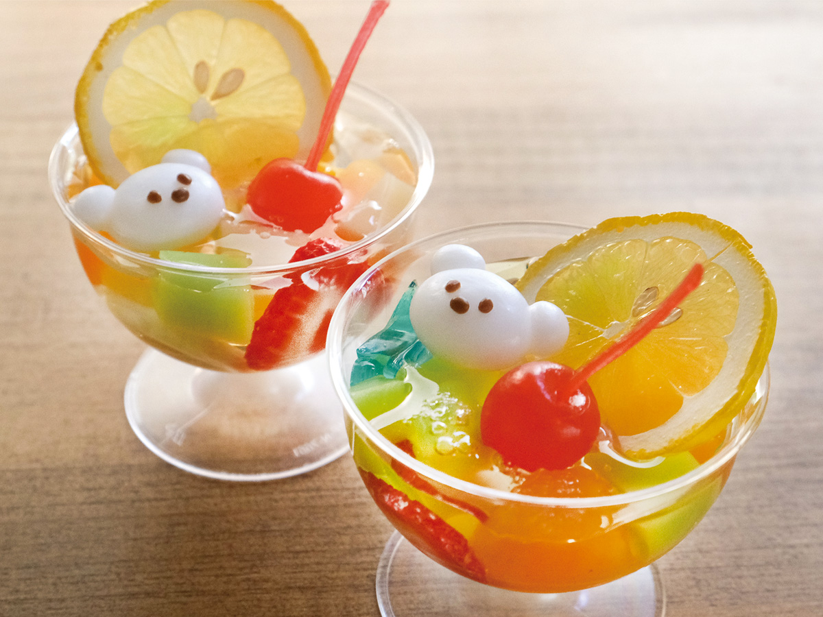 食品サンプルづくりワークショップ「しろくまさんのフルーツゼリー