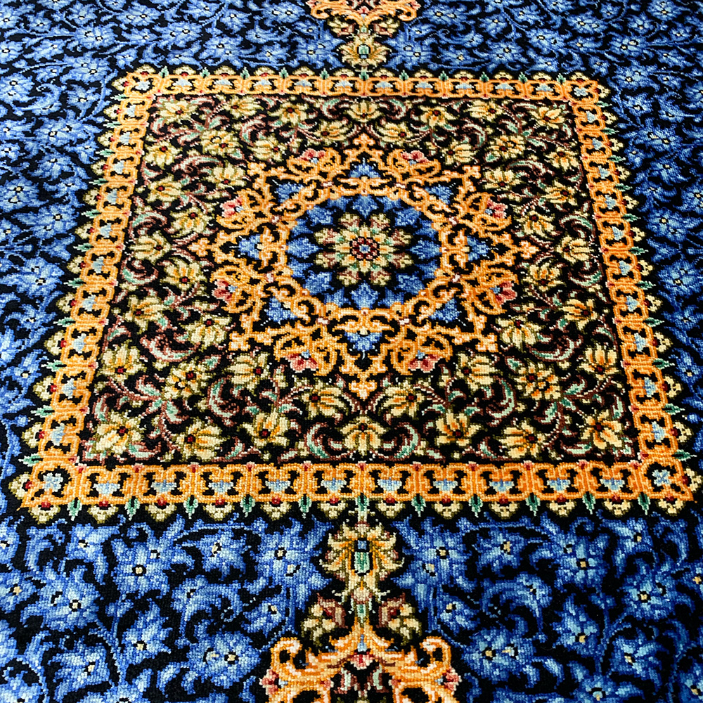 44587 ペルシャ絨毯 クム シルク 78×120 SHANA工房 | じゅうたん売場