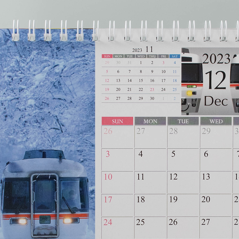 卓上カレンダー（リング製本／B6サイズ／月めくりタイプ）｜たかやま