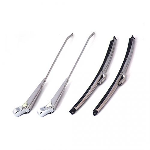 GARAGE-RUF / メッキ ワイパーアーム&ブレードセット