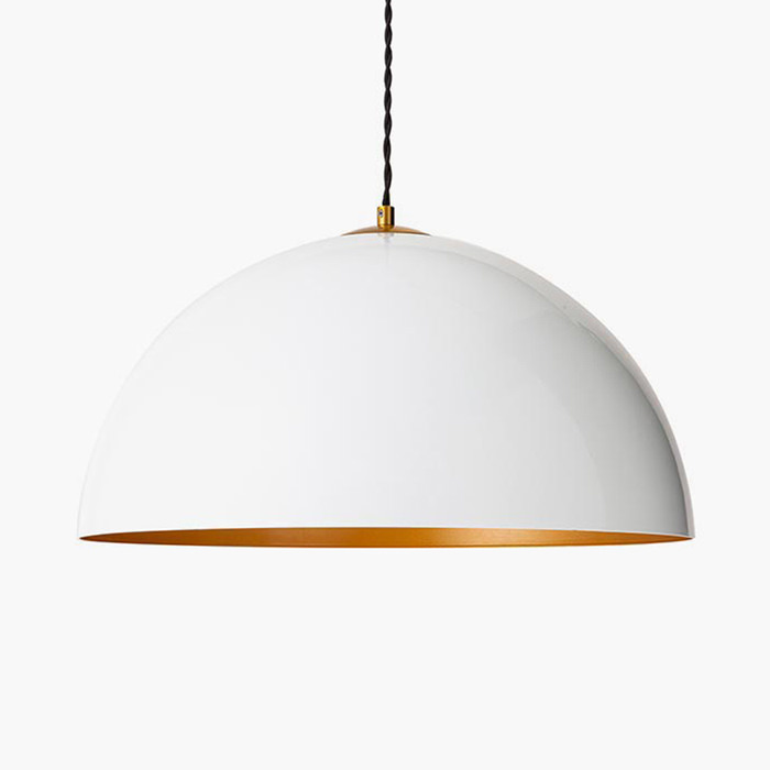 Φ500 ペンダントライト・モダンレトロ｜ホワイト｜照明のライティング