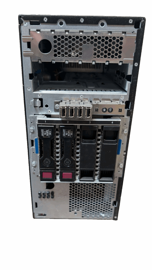 HP ProLiant ML310e Gen8 V2 MT | Xeon E3-1270 v3 | 16GB | 2x Trays