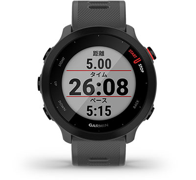 ForeAthlete 55 Black | スマートウォッチ | Garmin 日本